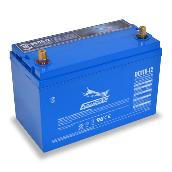 Fullriver DC115-12 12V 115Ah DC Series Deep Cycle AGM Battery