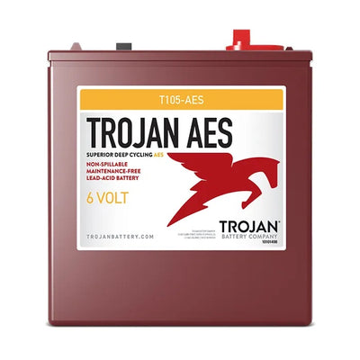 T-105-AES 6V 207AH Deep-Cycle AGM Trojan Battery