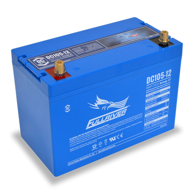 Fullriver DC105-12 12V 105Ah DC Series Deep Cycle AGM Battery