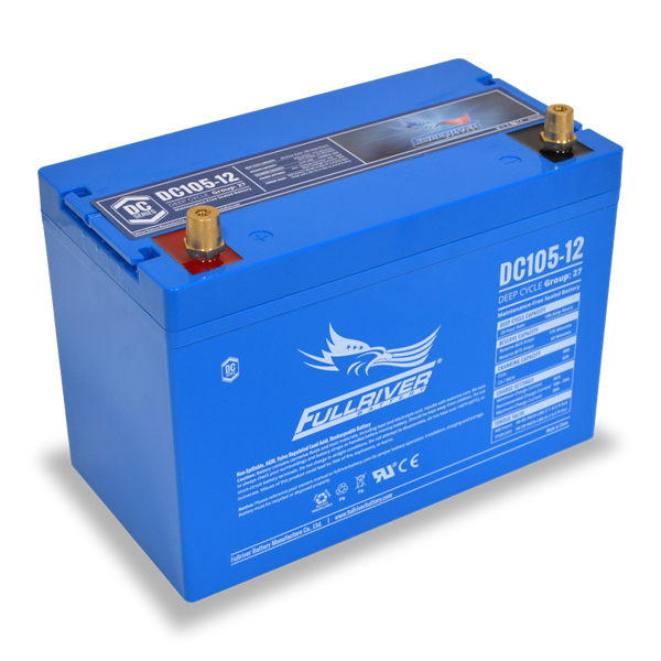 Fullriver DC105-12 12V 105Ah DC Series Deep Cycle AGM Battery