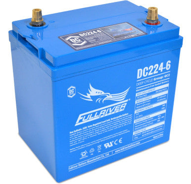 Fullriver DC224-6 6V 224Ah DC Series Deep Cycle AGM Battery